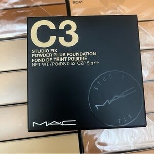 2 New MAC C3 Cosmetics Studio Fix Powder Plus Foundation old version
